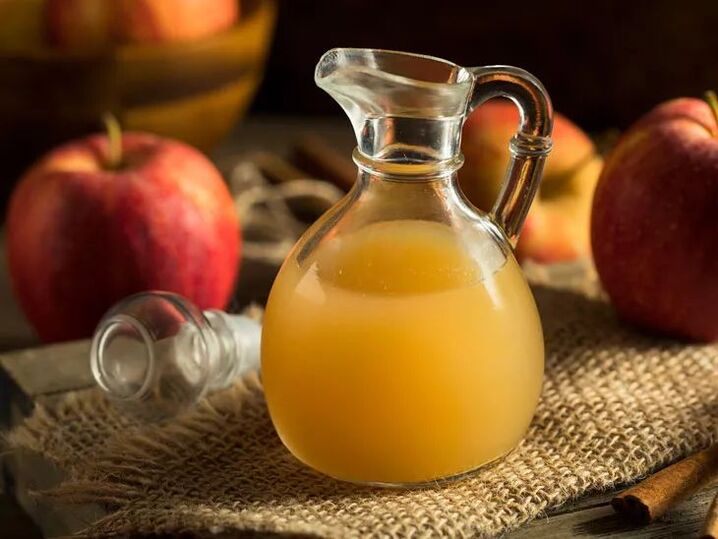 vinagre de maçã natural contra varizes