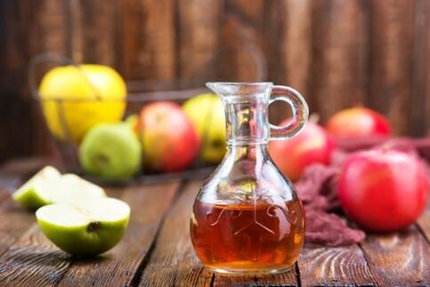vinagre de maçã para a prevenção de veias varicosas